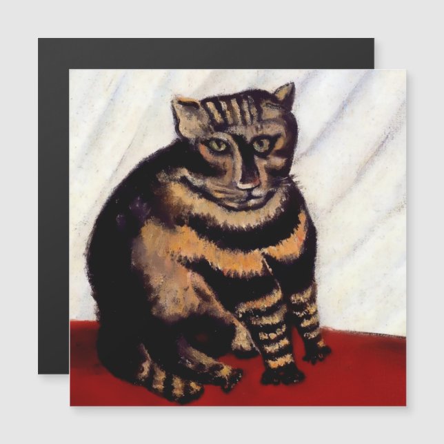Invitation Magnétique "Le Tabby" d'Henri Rousseau (Devant / Derrière)