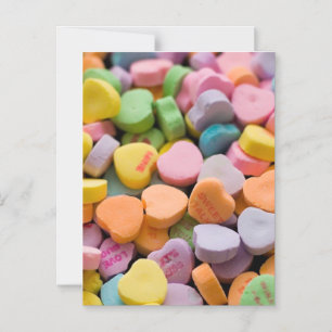INVITATION MAGNÉTIQUE LES COEURS DE LA BOUGIE DE VALENTINE