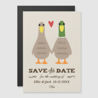 Love Ducks Wedding Enregistrer la date