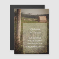 Mariage à la ferme Green Pastures Save the Date
