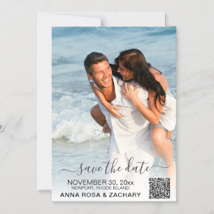 Invitation Magnétique *~* MARIAGE ENREGISTRER LA DATE - QR Website AR6