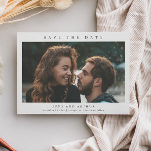 Invitation Magnétique Mariage photo simple Enregistrer la date