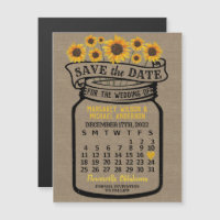 Mariage Sauvez la date Mason Jar Farm Décembre 202