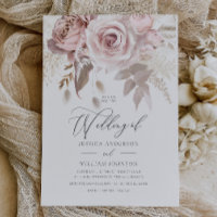 Moderne design tendance Dusty Rose Blush Mariage