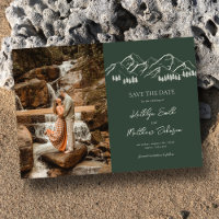 Mountain Outdoor Sage Green Wedding Enregistrer La