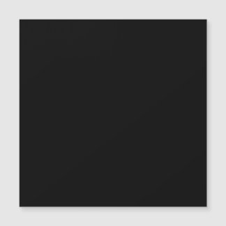 Invitation Magnétique Noir solide minimal de base