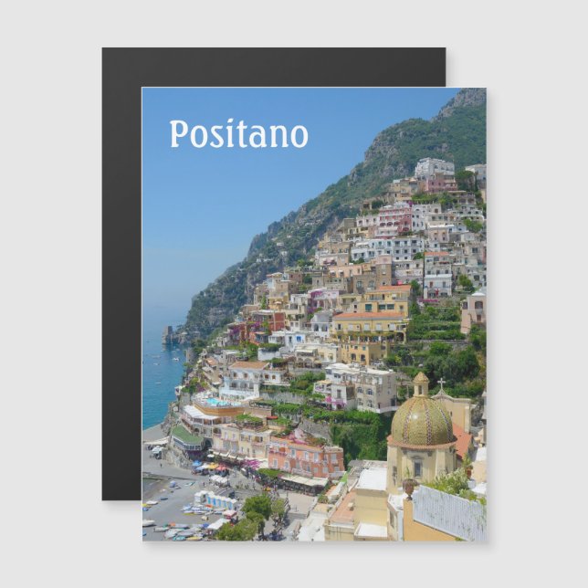 Invitation Magnétique Positano, Italie (Devant / Derrière)