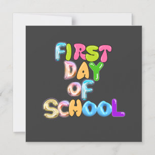 INVITATION MAGNÉTIQUE PREMIER JOUR D'ÉCOLE, CADEAUX DE RENTRÉE SCOLAIRE