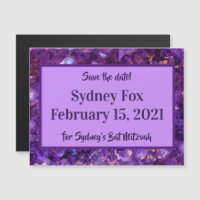 Purple Gems Enregistrer l'aimant Date