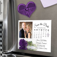 Royal Purple Rose Calendrier photo Enregistrer la 