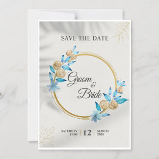 Invitation Magnétique salutations pour réserver la date