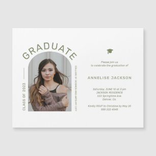 Invitation Magnétique Soirée minimaliste et élégante