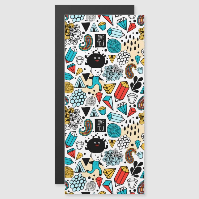 Invitation Magnétique Tête folle (Devant / Derrière)