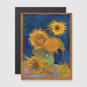 Invitation Magnétique Vincent Van Gogh - Sunflowers, 2e version
