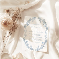 Vintage Moderne Élégance Mariage Floral