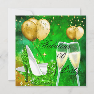 Invitation Magnifiques chaussures à talons pour anniversaire