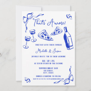 Invitation Main Bleue Unique Tirée Quirky C'est plus