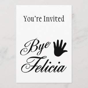 Invitation Main de ondulation de fantaisie secondaire de
