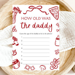 Invitation Main Italienne Rouge Dessinée Comme L'Ancien Était