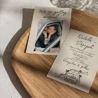 Main rétro manuscrite tiré romantique mignon Maria