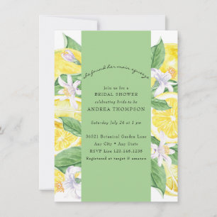 Invitation Main Squeeze   Citrus   Fête de mariage jaune citr
