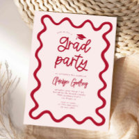 Main Tirée Lilly Line Red Graduation Party