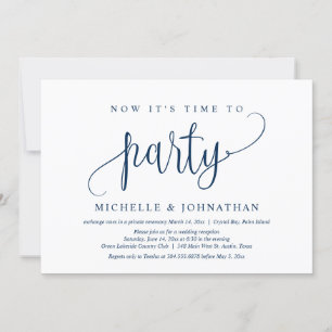 Invitation Maintenant, il est temps de faire la fête, invitat