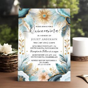 Invitation Maintenant Lampe Ice Ciel Ice Or Lumière Quinceane