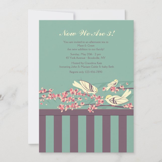 Invitation Maintenant, Nous Sommes Trois Rencontres Et Accuei (Devant)