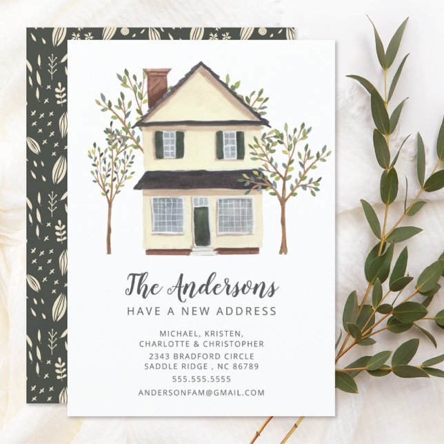 Invitation Maison Charmante | Annonce de déménagement (Créateur téléchargé)