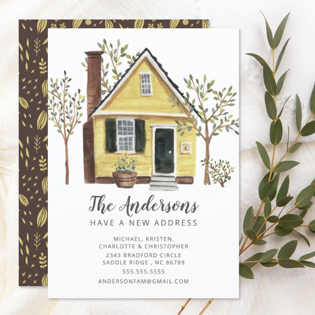 Invitation Maison Charmante | Annonce de déménagement (Créateur téléchargé)