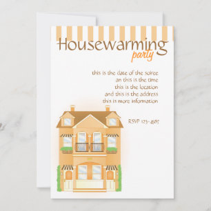 Invitation Maison de ville classique