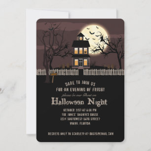 Invitation Maison haunted