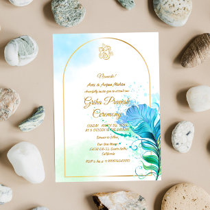 Invitation Maison hindou Réchauffement Griha Pravesh