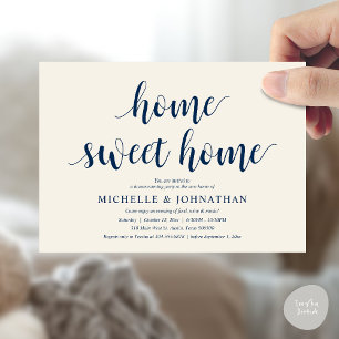 Invitation Maison Minimaliste Home Sweet Home Fête de Créatio