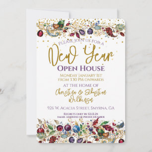 Invitation Maison ouverte pour le Nouvel An