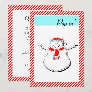 Invitation Maison ouverte pour les Fêtes