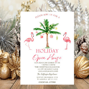 Invitation Maison ouverte pour les vacances des flamants rose