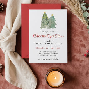 Invitation Maisons ouvertes pour les fêtes de Noël à l'aquare