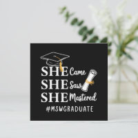 Maîtrise de service social diplômé MSW