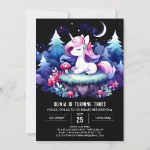 Invitation Majestic Dreamy Horse Anniversaire