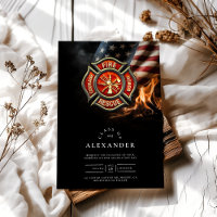 Maltese Cross Firefighter Graduation avec gants