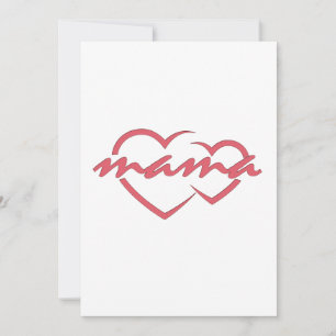 Invitation Mama love cadeau de la fête des mères pour le meil