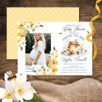 Mama to Bee Flowers Bees Honey Baby shower photo