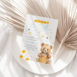 Invitation Maman À Être Miel Bébé Ours Baby shower