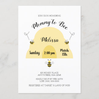 Invitation Maman to Bee | Baby shower de ruche