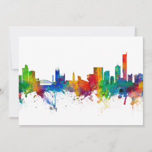 Invitation Manchester England Skyline