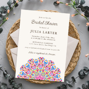 Invitation Mandala Classique Orné Art Déco pour une Fête de M