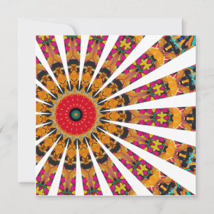 Invitation  Mandala décoratif 