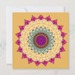 Invitation Mandala décoratif